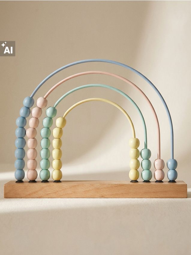Sinsay - Labirint motric cu mărgele în formă de curcubeu - multicolor
