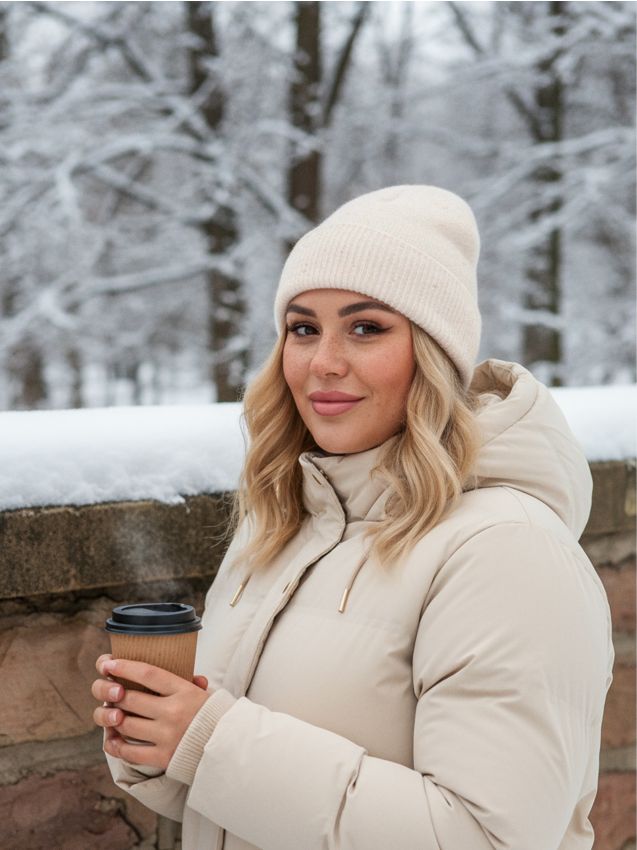 Sinsay - Čiapka beanie - krémová