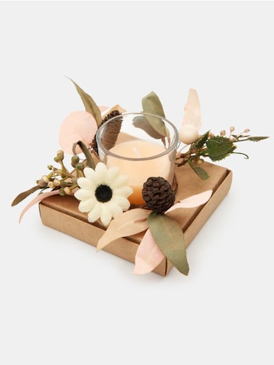Lumânare parfumată cu coroniță decorativă Jasmine