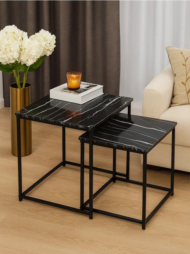 Sinsay - Súprava stolíkov - čierna