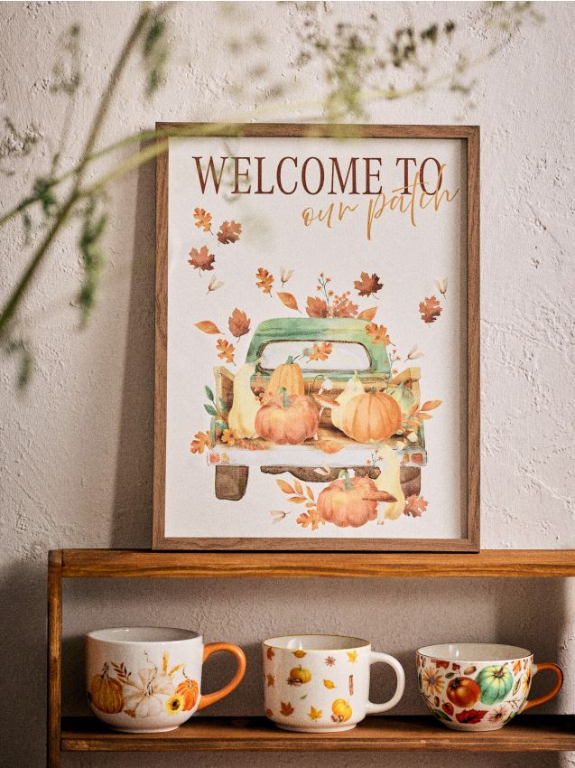 Sinsay - Poster de toamnă în ramă - multicolor