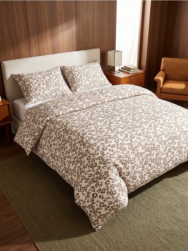 Sinsay - Set de lenjerie cu model panteră - maro