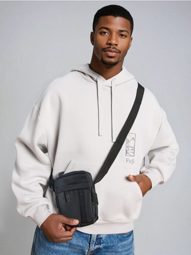 Sinsay - Borsetă verticală - negru