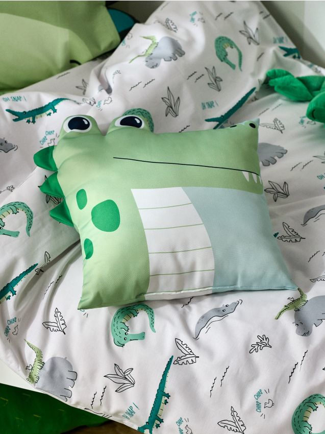 Sinsay - Pernă cu blană sintetică - verde