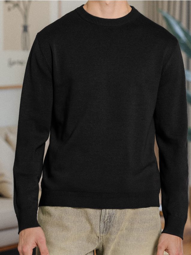 Sinsay - Sveter s dlhými rukávmi - čierna