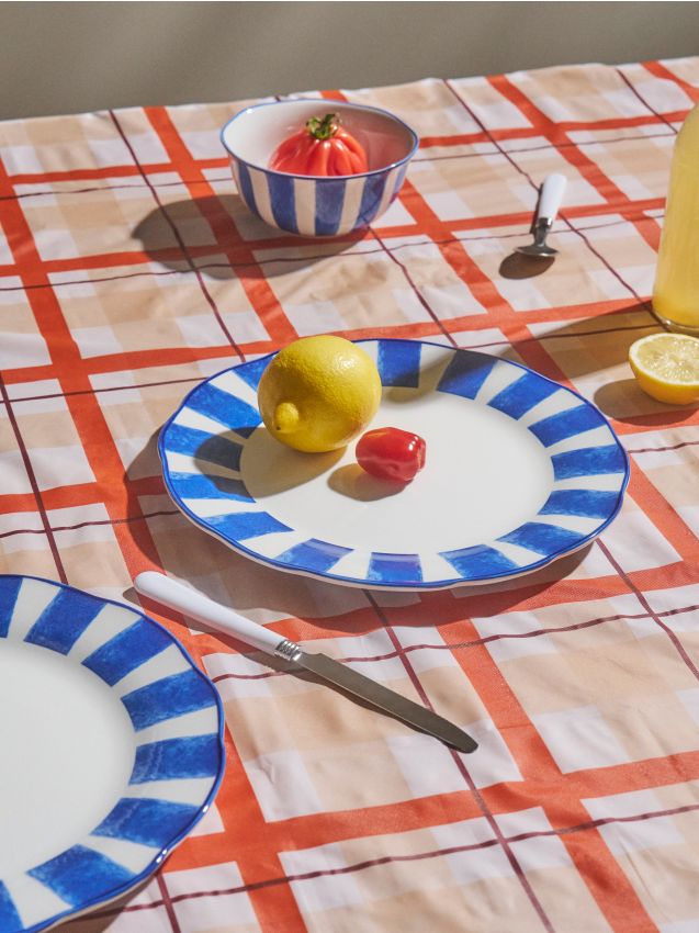 Sinsay - Set de 2 farfurii - albastru-pal