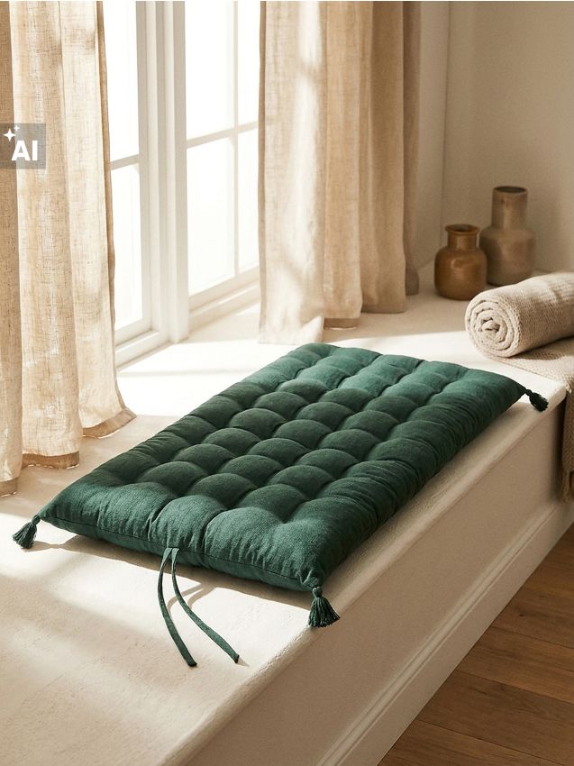 Sinsay - Pernă decorativă matlasată - verde