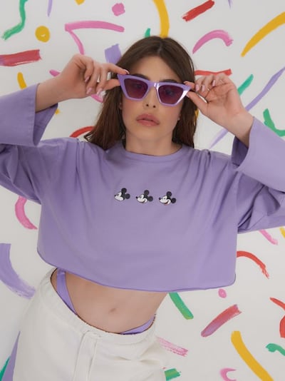 Crop top Myszka Miki