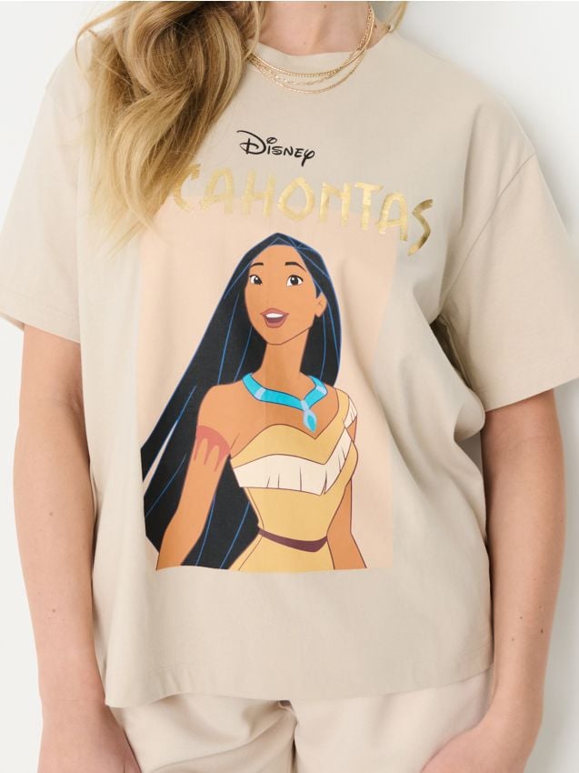 Majica s tiskom Pocahontas - SINSAY
