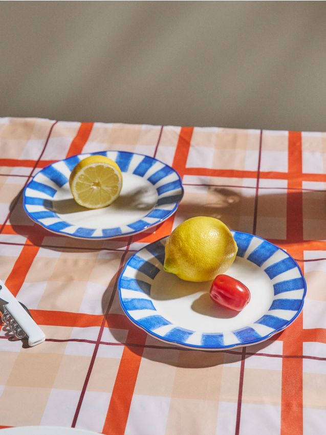 Sinsay - Set de 2 farfurii - albastru-pal