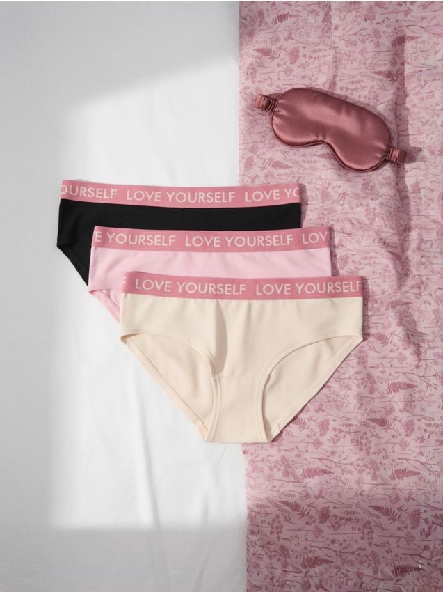 Sinsay - Súprava 3 nohavičiek - viacfarebná