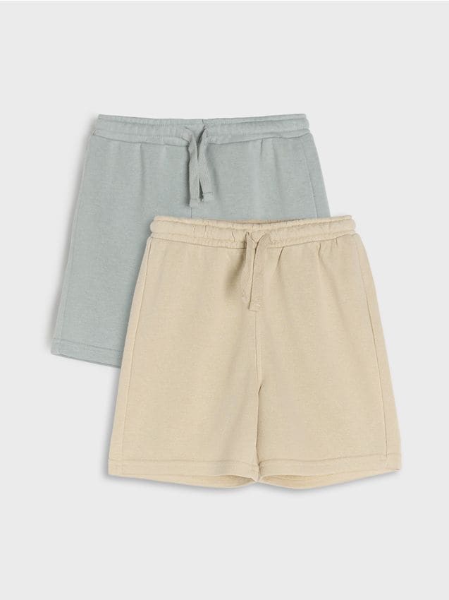 Sinsay - Set de 2 perechi de pantaloni scurți - bej