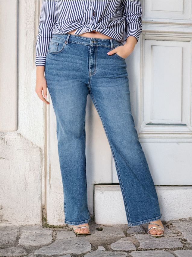 Kavbojke bootcut PLUS SIZE - SINSAY