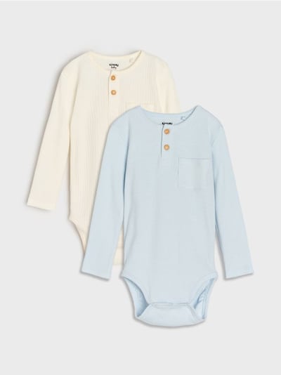 Боді з трикотажу в рубчик