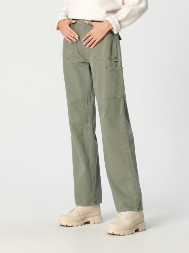 Džinsi High Waist Wide Leg - SINSAY