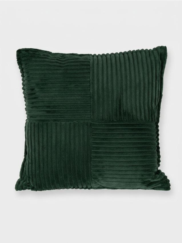 Sinsay - Pernă striată - verde-închis