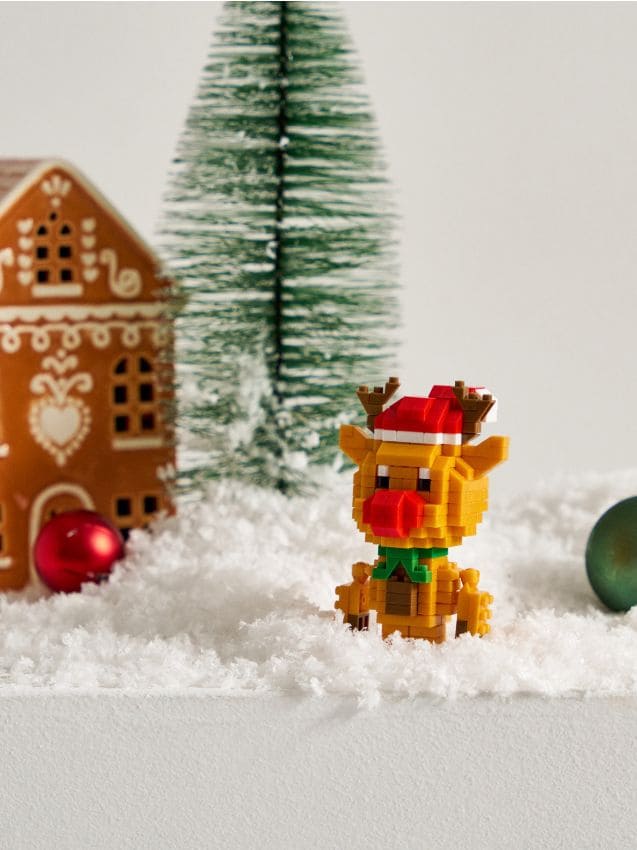 Sinsay - Vianočné kocky - hnedá