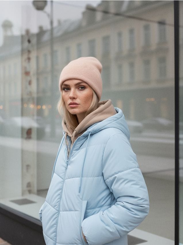 Sinsay - Beanie Čiapka s Viskózou - béžová