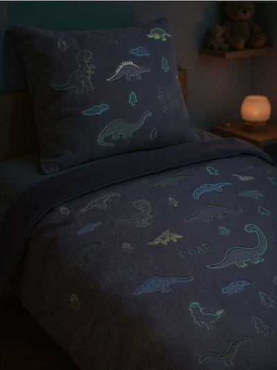 Bettwäsche-Set mit fluoreszierendem Muster