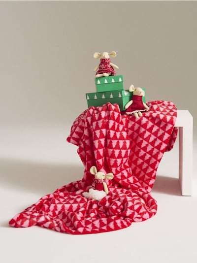 Κουβέρτα με χριστουγεννιάτικο σχέδιο