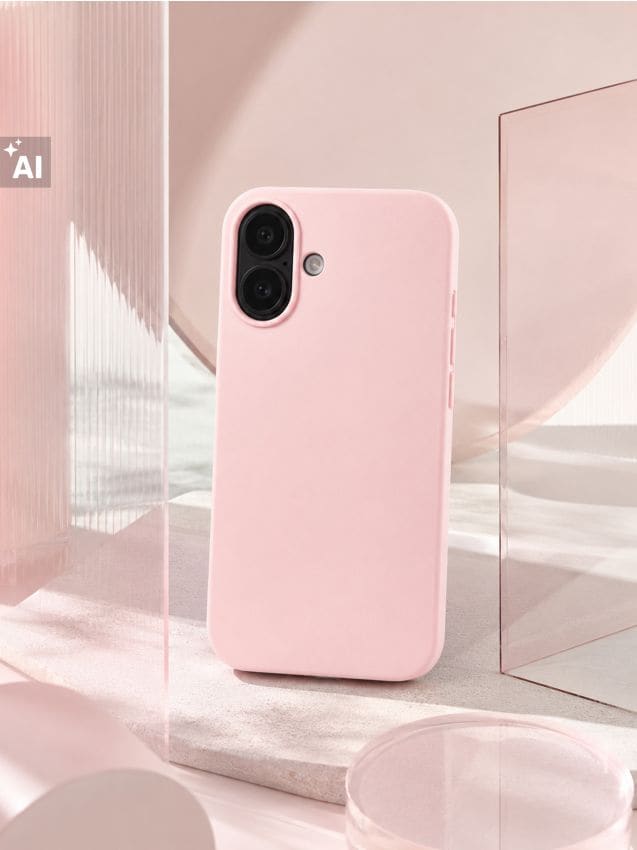 Sinsay - Husă pentru iPhone 16 - roz-pastel