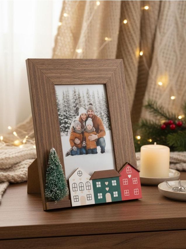 Sinsay - Rámik na fotky so sviatočným motívom - béžová