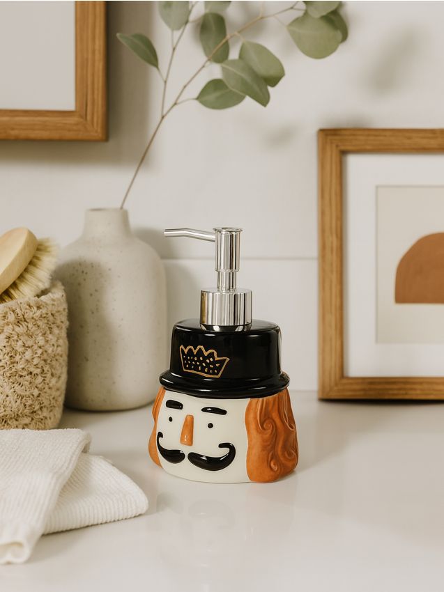 Sinsay - Dávkovač na mydlo s vianočným motívom - čierna