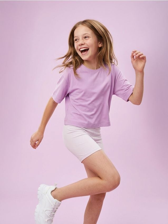 Sinsay - Colanți scurți din bumbac - lavand