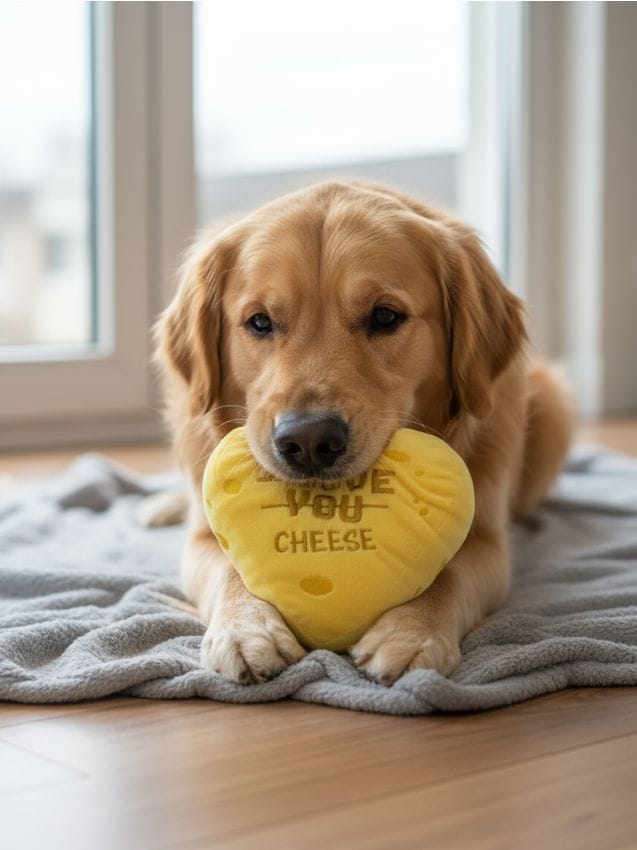 Sinsay - Jucărie de pluș pentru câini cu sunet - galben