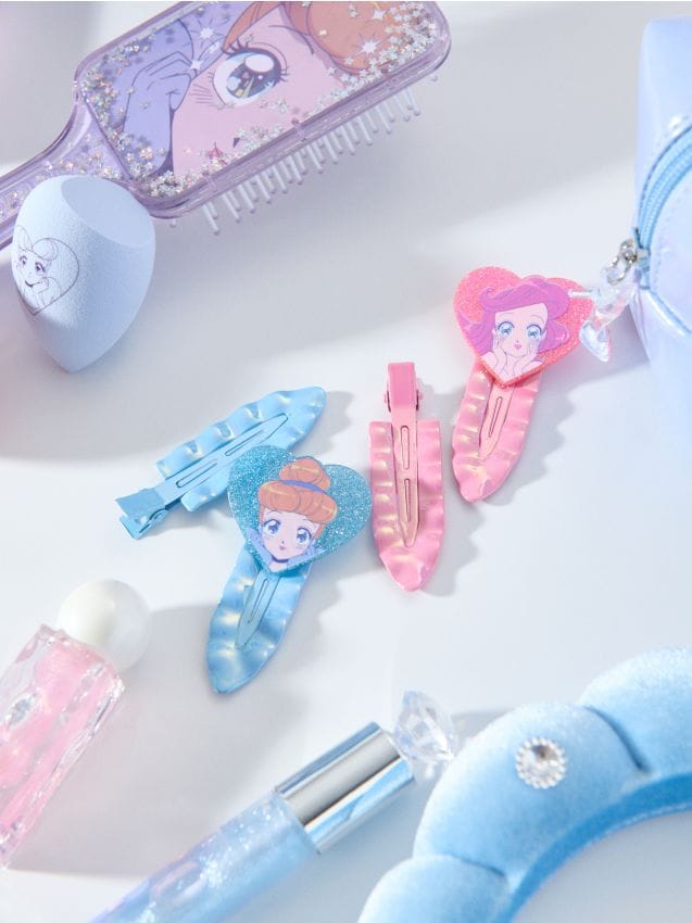 Sinsay - Agrafe de păr fără cute set 4 bucăți Disney Princess - multicolor