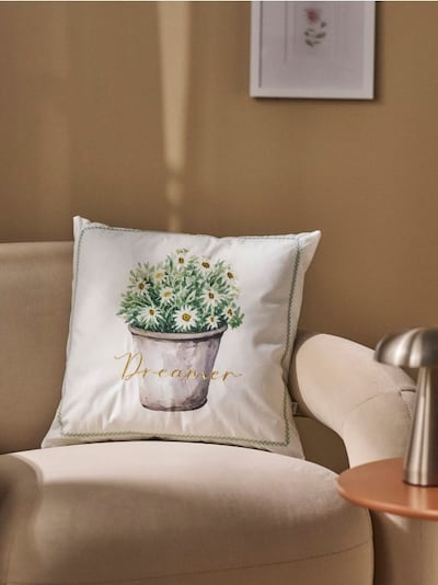 Jastučnica s cvjetnim uzorkom