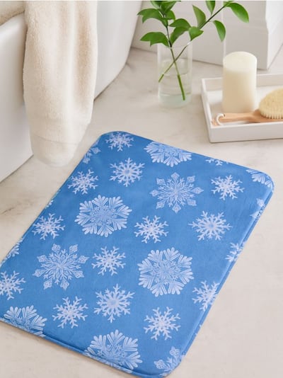 Kupatilska prostirka s božićnim motivom