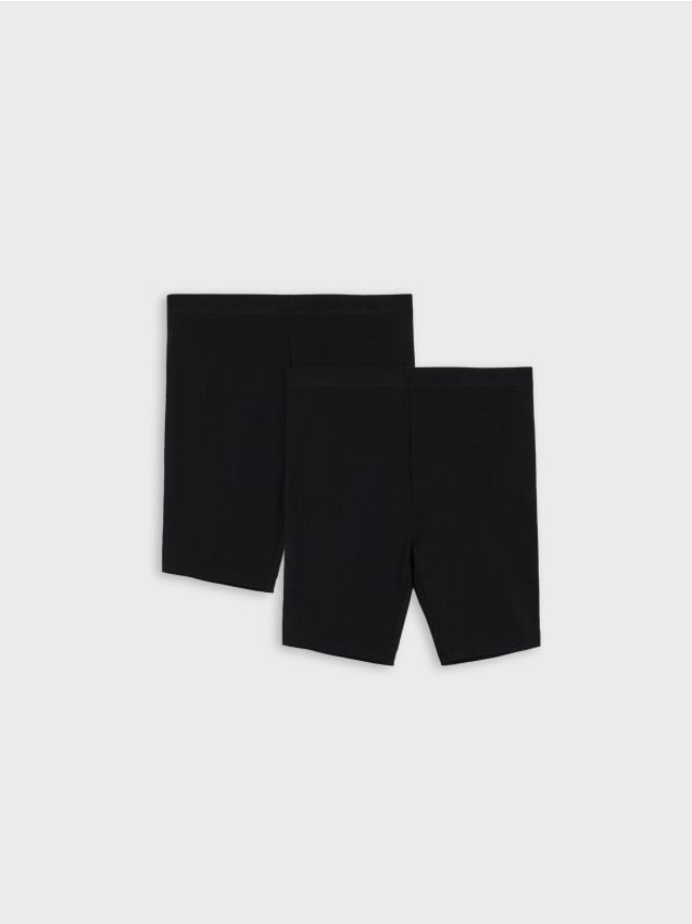 Sinsay - Set 2 colanți din bumbac - negru