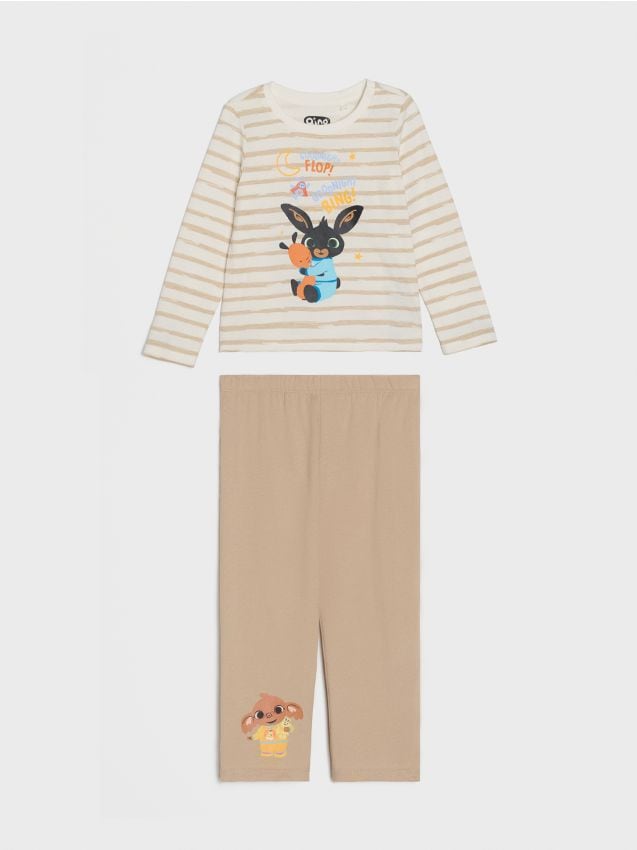 Sinsay - Pijama din două piese Bing - crem