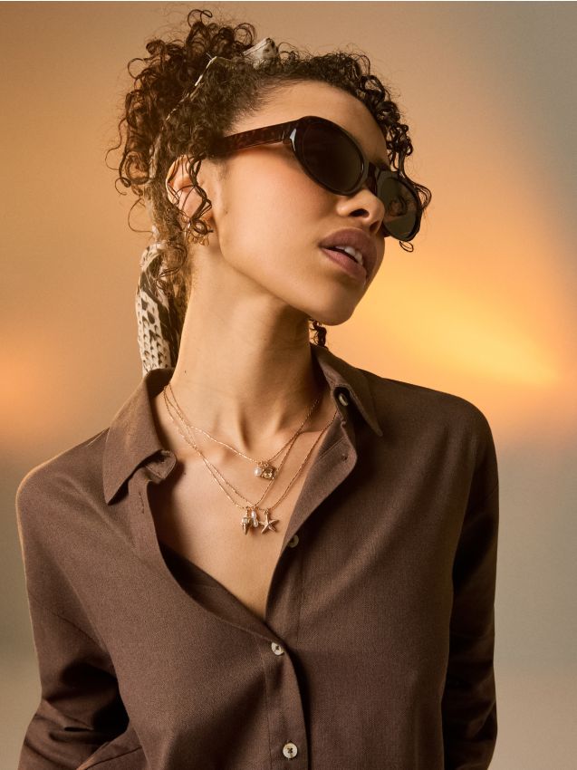 Sinsay - Ochelari de soare cu model panteră - multicolor