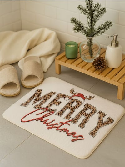 Kopalniška preproga z božičnim motivom