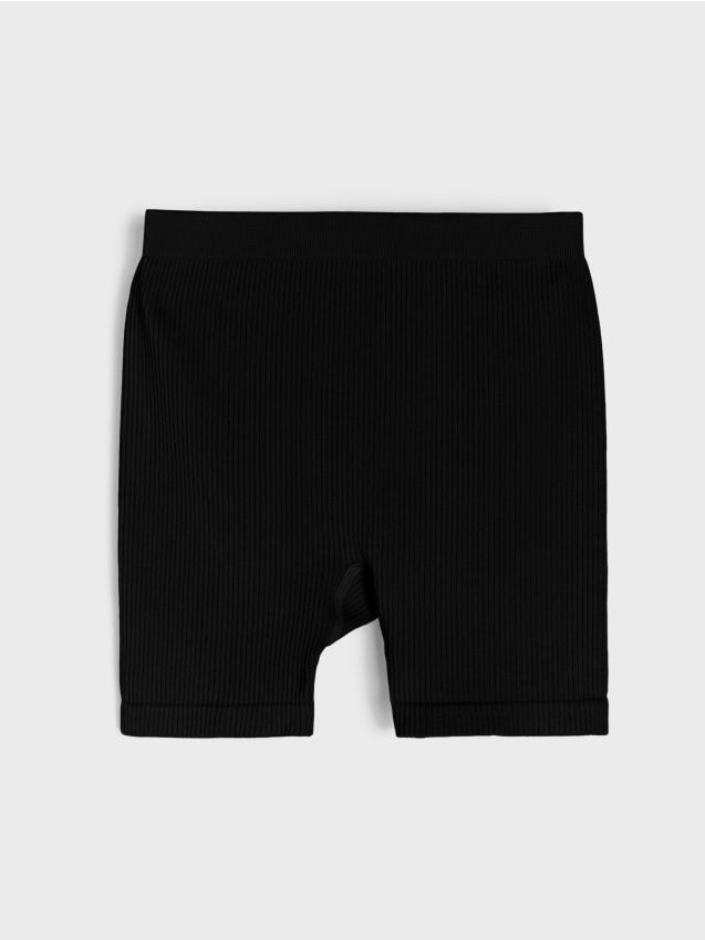 Sinsay - Pantaloni scurți biker - negru