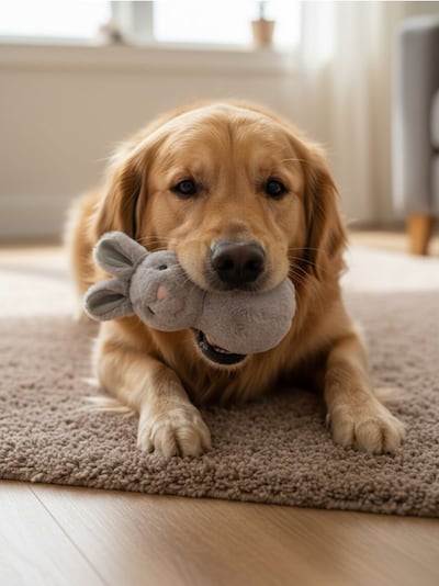 Plišana igračka za pse s pištaljkom i šuškavom folijom