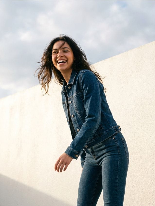 Sinsay - Geacă din denim - bleumarin