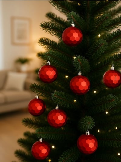 Set od 8 božićnih kuglica