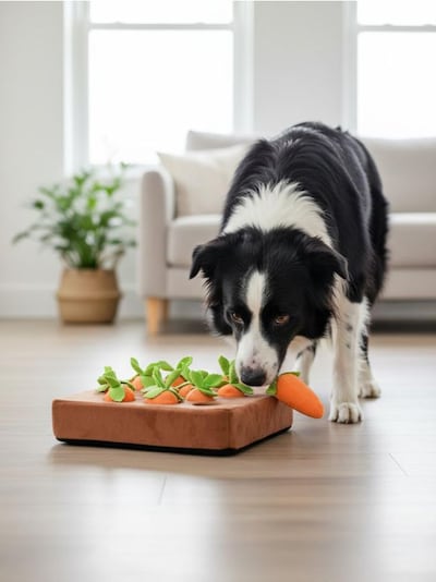 Plüüssist nuuskimismatt porganditega koerale