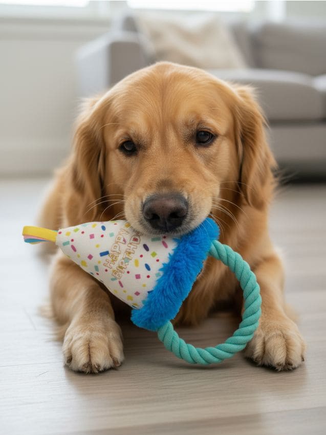 Sinsay - Jucărie pentru câini cu sunet și frânghie de tras - multicolor