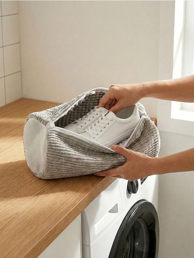 Sinsay - Sac pentru spălarea pantofilor - gri deschis