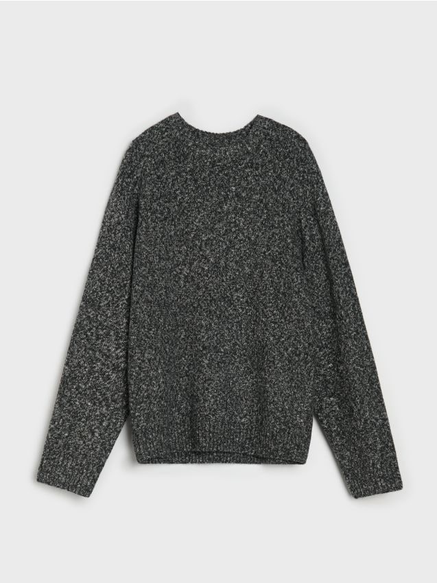 Sinsay - Pulover basic - negru