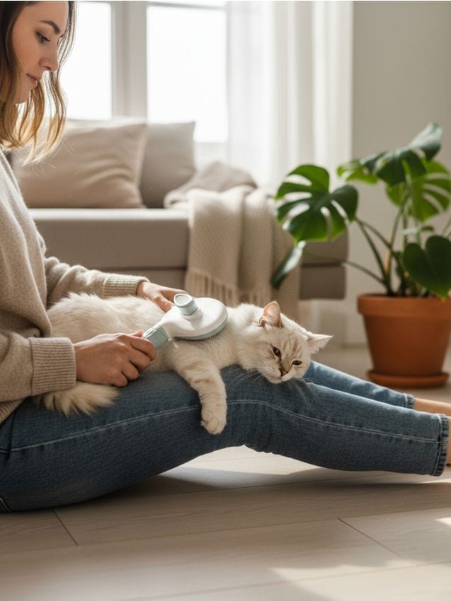 Sinsay - Perie pentru animale de companie - albastru-pal