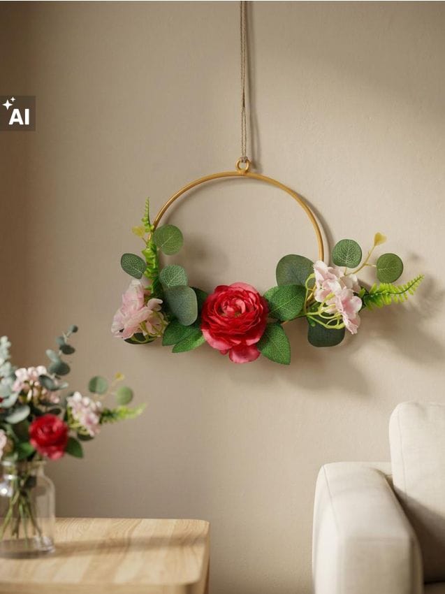 Sinsay - Coroniță decorativă cu flori - multicolor