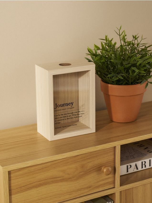 Sinsay - Skrupule cu inscripția „Journey“ - bej