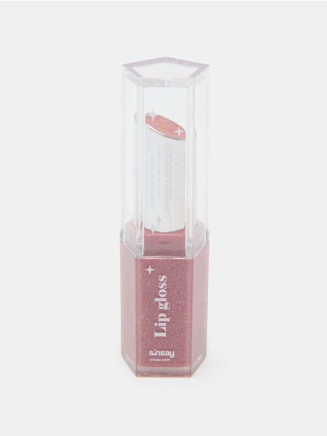 Sinsay - Luciu de buze cu particule strălucitoare tip stick - roz-pastel