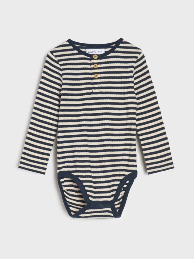 Sinsay - Bavlnené body - krémová