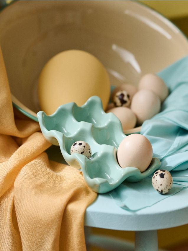 Sinsay - Tavă de servire de Paște pentru ouă în formă de suport pentru ouă - verde-pal